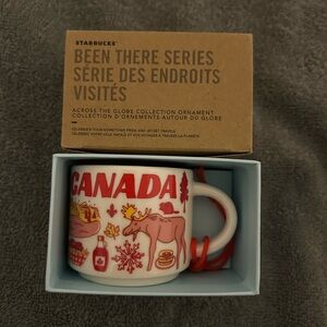 Starbucks 'Canada' Been There Series Ceramic Ornament Mug NIB
